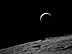 Earthrise over Moon