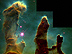 Eagle Nebula's Eerie, Dark Pillar Structures